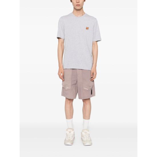 26SS 메종키츠네 폭스 헤드 레귤러 티셔츠 PM00107KJ7026 LGGRE GREY - MAISON KITSUNE