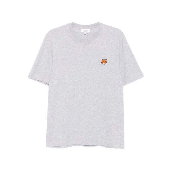 26SS 메종키츠네 폭스 헤드 레귤러 티셔츠 PM00107KJ7026 LGGRE GREY
