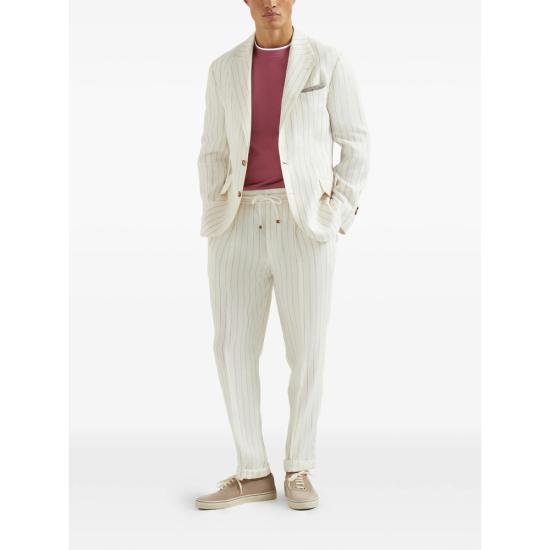 26SS 브루넬로 쿠치넬리 자수 로고 티셔츠 M0B137427 CMJ53 RED - BRUNELLO CUCINELLI