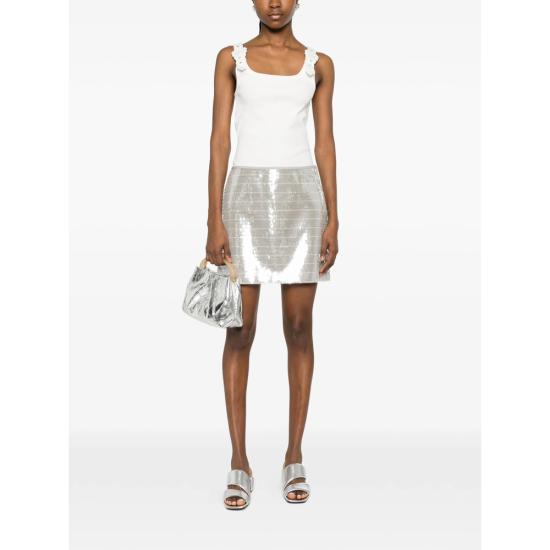 26SS 베르사체 민소매 티셔츠 80HAM619 J0198 039 WHITE - VERSACE