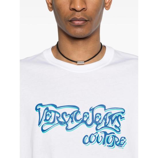 26SS 베르사체 탑 80GAHD08 CJ01Z 003 WHITE - VERSACE