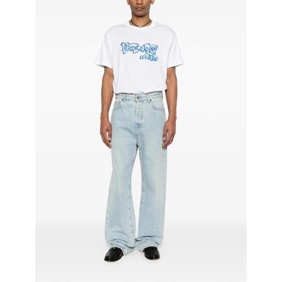 26SS 베르사체 탑 80GAHD08 CJ01Z 003 WHITE - VERSACE