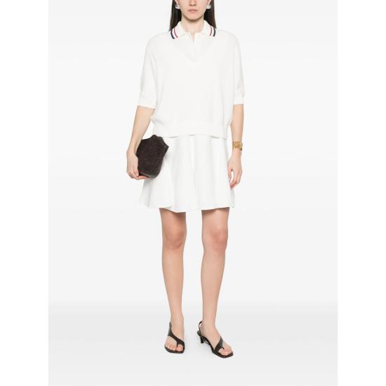 26SS 브루넬로 쿠치넬리 폴로 티셔츠 M19756305 CZ930 WHITE - BRUNELLO CUCINELLI