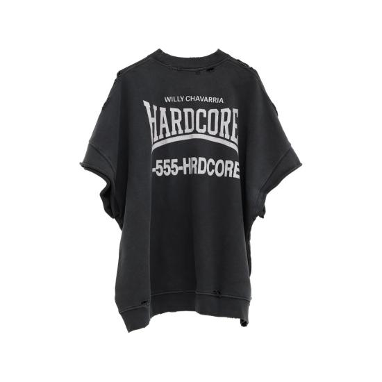 26SS 윌리 차바리아 탑 WCJSY0187 001 BLACK - WILLY CHAVARRIA