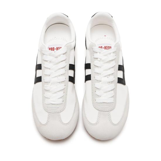 26SS 프로 케즈 스니커즈 R7226SLW RACER 77 WHIBK WHITE BLACK - PRO-KEDS