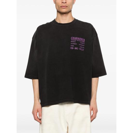 26SS 윌리 차바리아 탑 WCJSY0178 001 BLACK - WILLY CHAVARRIA