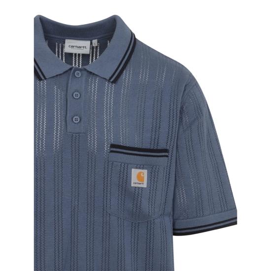 26SS 칼하트 폴로 티셔츠 I036168 3QHXX BLUE - CARHARTT