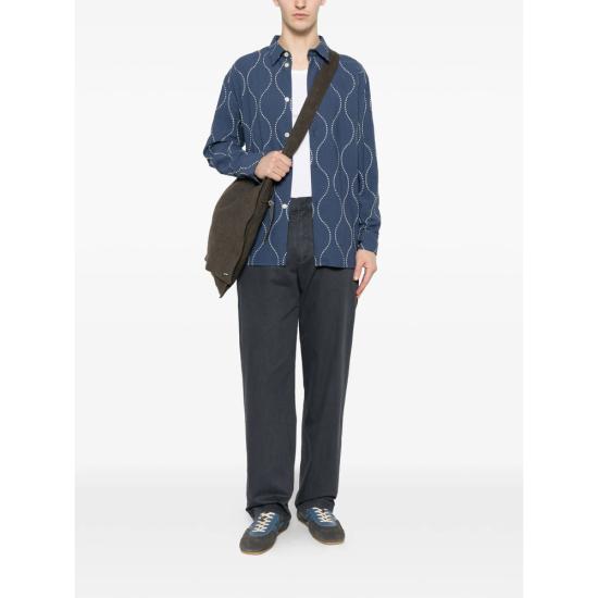 26SS 삼소앤삼소 스트레이트 팬츠 15717 SANOAH BKOLI BLACK - SAMSOE SAMSOE