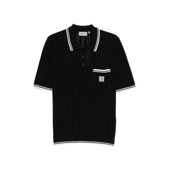 26SS 칼하트 폴로 티셔츠 I036168 K02XX BLACK