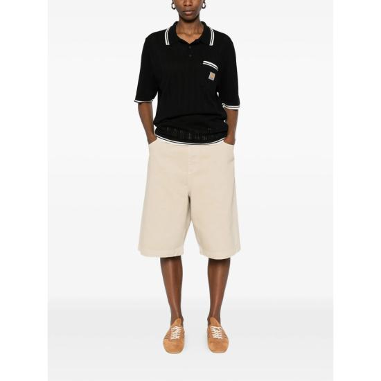 26SS 칼하트 폴로 티셔츠 I036168 K02XX BLACK - CARHARTT