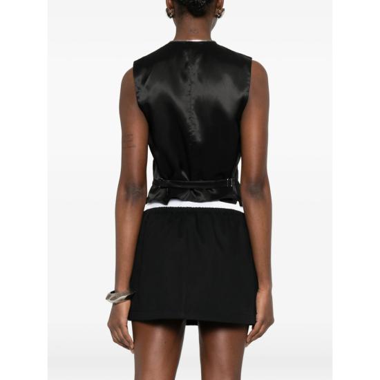 26SS 알렉산더 왕 민소매 티셔츠 1WC2262769 001 BLACK - ALEXANDER WANG