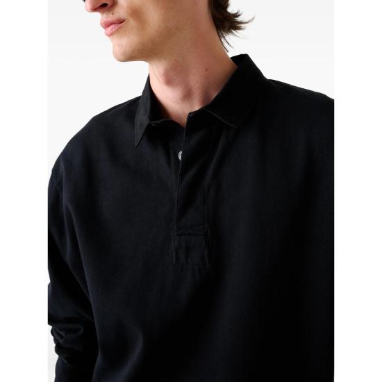 26SS 스튜디오 니콜슨 폴로 티셔츠 SNM 1483 ALYK BLACK - STUDIO NICHOLSON