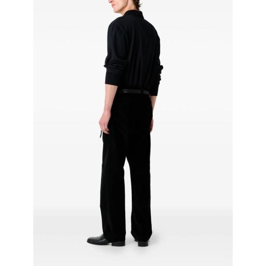 26SS 스튜디오 니콜슨 폴로 티셔츠 SNM 1483 ALYK BLACK - STUDIO NICHOLSON