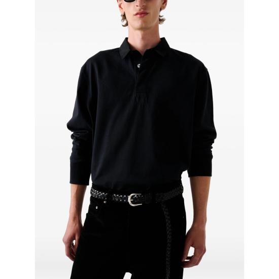 26SS 스튜디오 니콜슨 폴로 티셔츠 SNM 1483 ALYK BLACK - STUDIO NICHOLSON