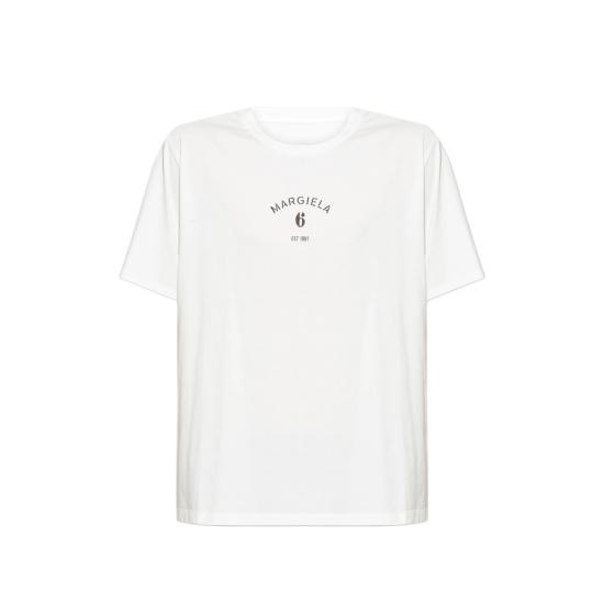 26SS MM6 메종마르지엘라 탑 M20048 SH2GC0038 101 WHITE