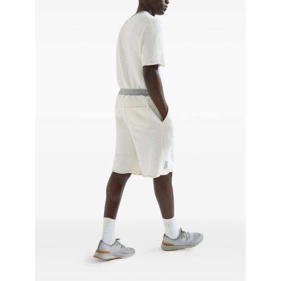 26SS 브루넬로 쿠치넬리 숏팬츠 MR8313375G CTQ27 NEUTRALS GREY - BRUNELLO CUCINELLI