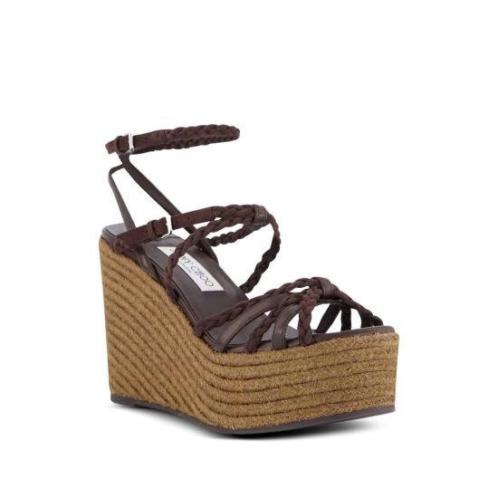 26SS 지미추 부츠 NYRA 100 ZKN CHOCO BROWN - JIMMY CHOO