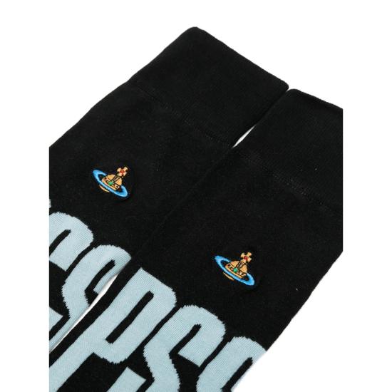 26SS 비비안웨스트우드 양말 81040001 K007B N401 BLACK - VIVIENNE WESTWOOD