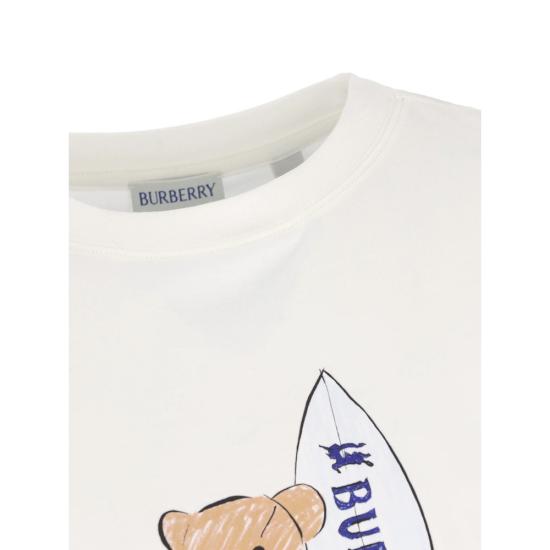 26SS [키즈] 버버리 티셔츠 8117540 KB5 CEDAR A2014 WHITE - BURBERRY
