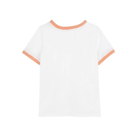 26SS [키즈] 끌로에 티셔츠 C20860 117 WHITE ORANGE - CHLOE