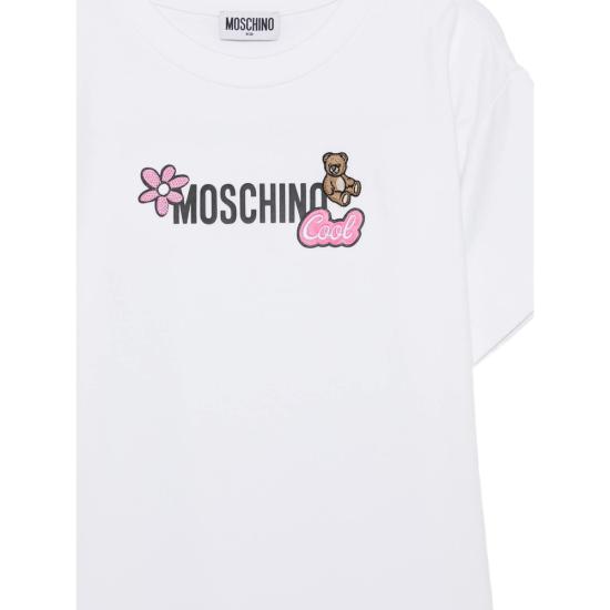 26SS [키즈] 모스키노 티셔츠 HEV0GL LDA25 10101 WHITE - MOSCHINO