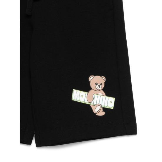 26SS [키즈] 모스키노 쇼츠/버뮤다 HUQ02L LCA90 60100 BLACK - MOSCHINO