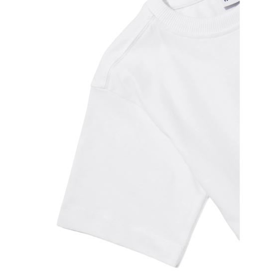 26SS [키즈] 모스키노 티셔츠 HUM05P LAA23 10101 WHITE - MOSCHINO