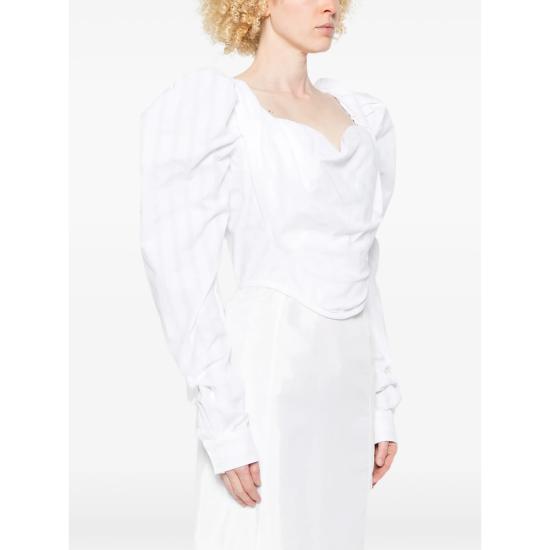 26SS 비비안웨스트우드 블라우스 1503003G W01ET A211 WHITE - VIVIENNE WESTWOOD