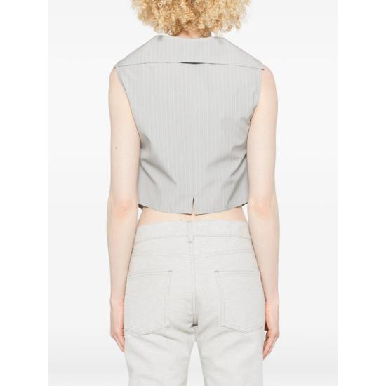 26SS 비비안웨스트우드 베스트 1C01000E W01EJ P209 GREY WHITE - VIVIENNE WESTWOOD