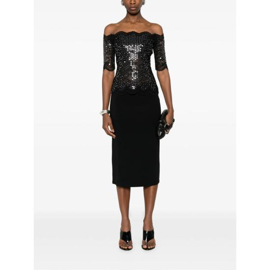 26SS 파코라반 민소매 티셔츠 26PJTO027 PA0170 P001 BLACK - PACO RABANNE