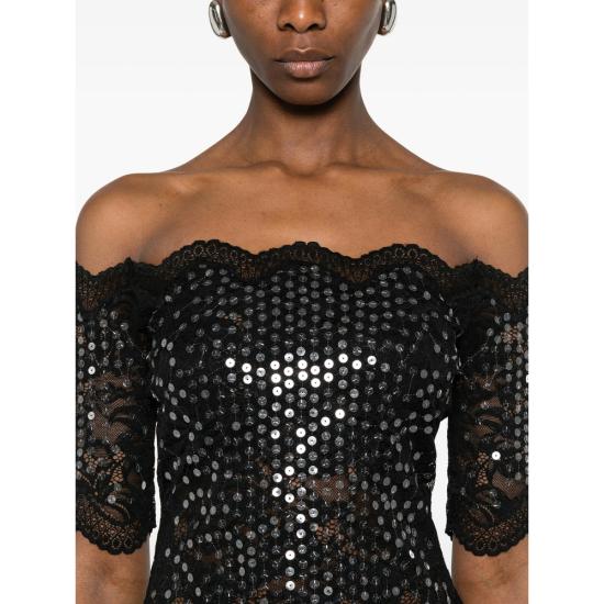 26SS 파코라반 민소매 티셔츠 26PJTO027 PA0170 P001 BLACK - PACO RABANNE