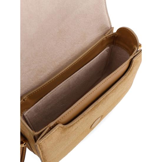 26SS 아미 스몰 하트 로고 글레이즈드 레더 파리 백 ULL717 AL0166 A086 NEUTRALS - AMI