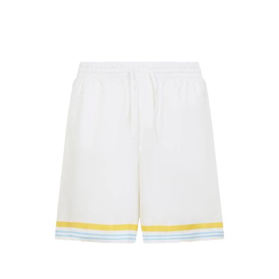 26SS 카사블랑카 숏팬츠 SS26 TR 399 09 FLOWE WHITE