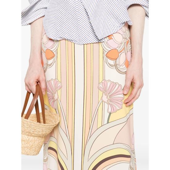 26SS 라 더블제이 스커트 SKI0022 VIS011TUL0 PI02 NEUTRALS PINK - LA DOUBLEJ