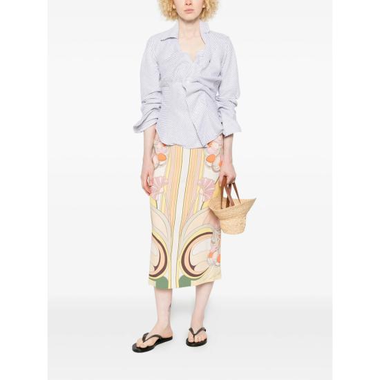 26SS 라 더블제이 스커트 SKI0022 VIS011TUL0 PI02 NEUTRALS PINK - LA DOUBLEJ