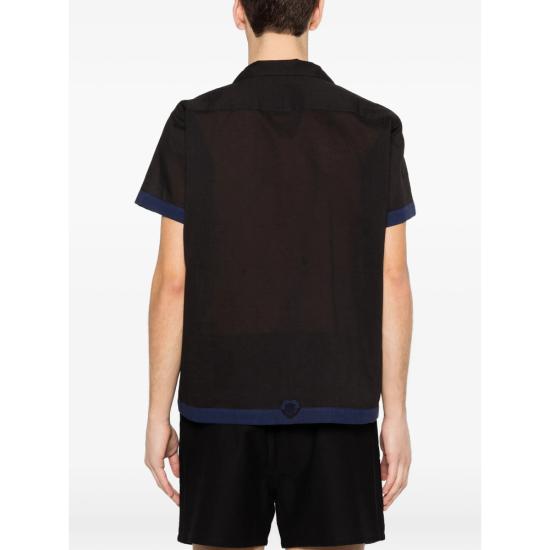 26SS 보디 셔츠 MRS26SH034 NAVBK BLACK BLUE - BODE