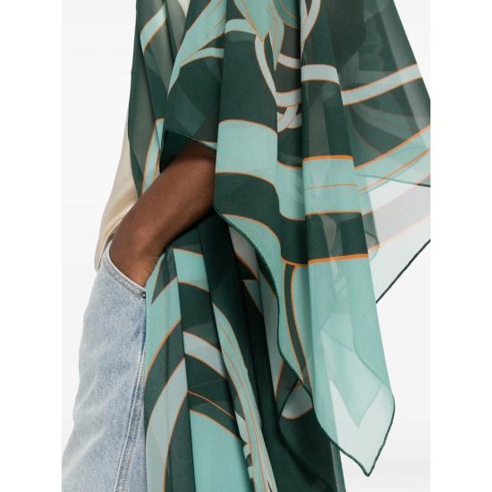 26SS 라 더블제이 튜닉 SCA0092 SIL014BTU0 GR03 GREEN BLUE - LA DOUBLEJ