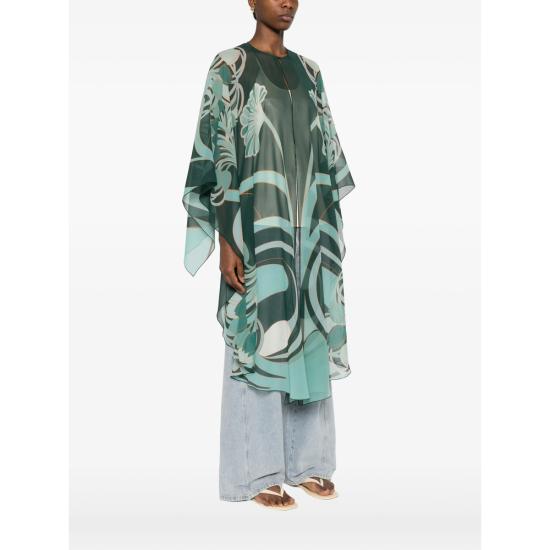 26SS 라 더블제이 튜닉 SCA0092 SIL014BTU0 GR03 GREEN BLUE - LA DOUBLEJ