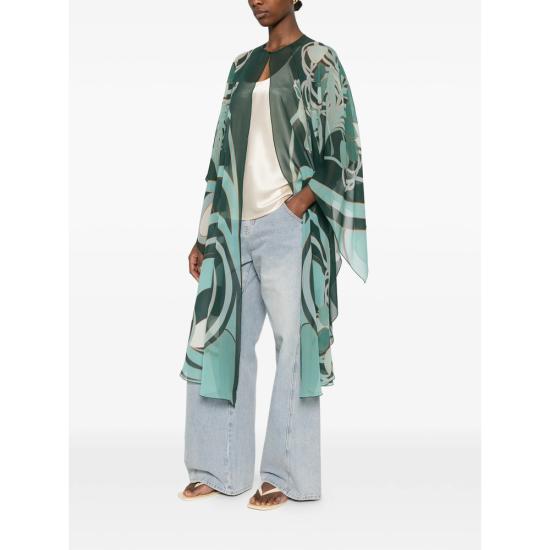 26SS 라 더블제이 튜닉 SCA0092 SIL014BTU0 GR03 GREEN BLUE - LA DOUBLEJ