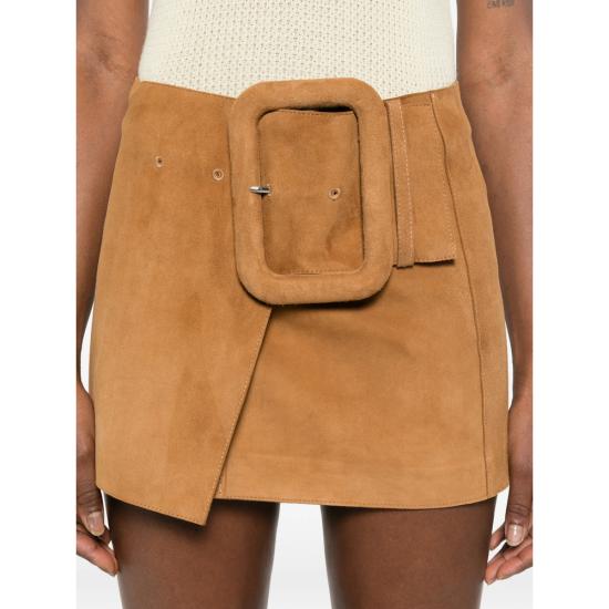 26SS 아미 스커트 FSK464 LH0059 236 BROWN - AMI