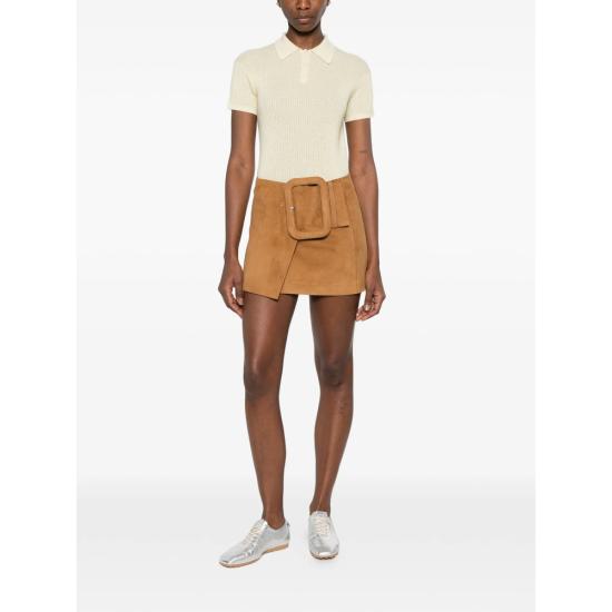 26SS 아미 스커트 FSK464 LH0059 236 BROWN - AMI