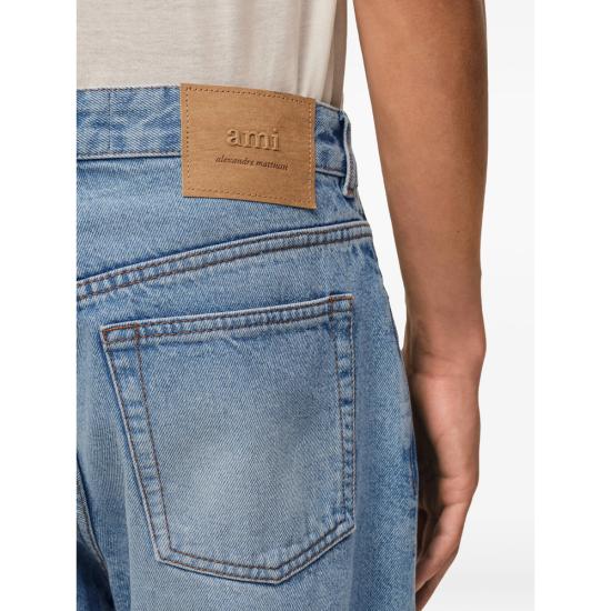 26SS 아미 데님 숏팬츠 HSO838 DE0046 480 BLUE - AMI