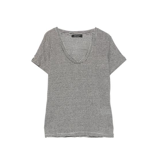 26SS 아라고나 탑 D3367TR 1425 BLACK WHITE