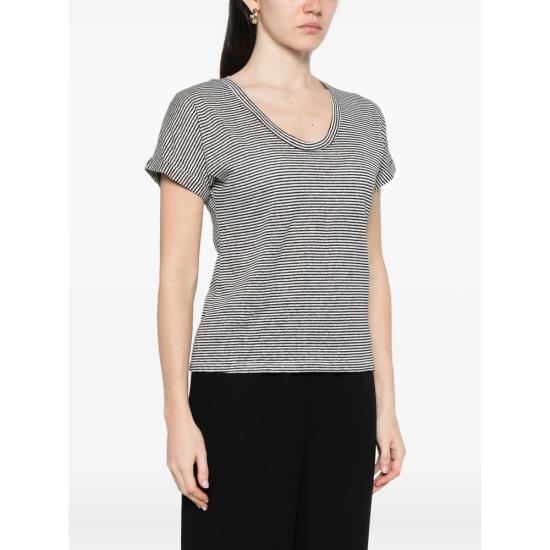 26SS 아라고나 탑 D3367TR 1425 BLACK WHITE - ARAGONA