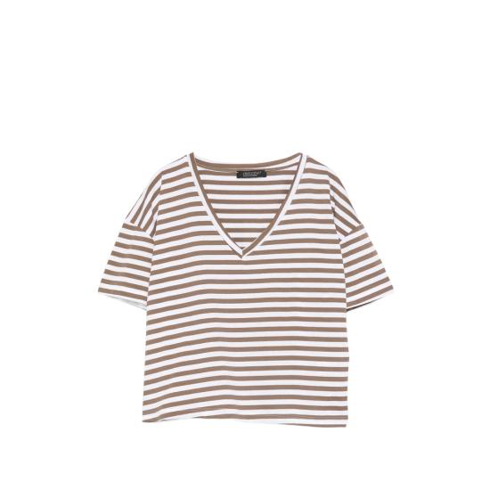 26SS 아라고나 탑 D3354TR 1403 WHITE BROWN