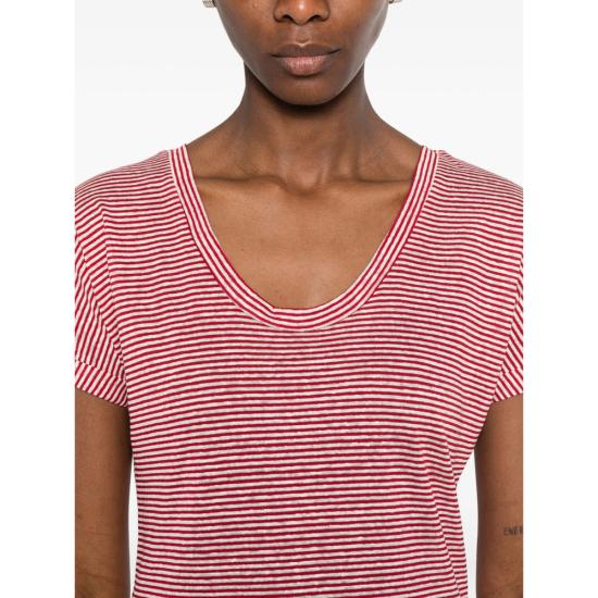 26SS 아라고나 탑 D3367TR 1421 RED WHITE - ARAGONA