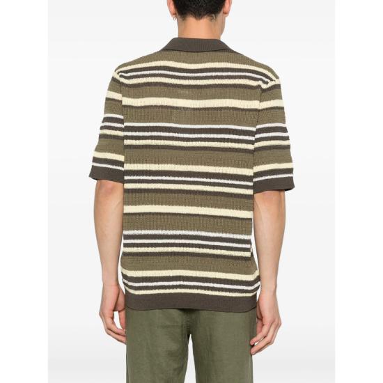 26SS 삼소앤삼소 폴로 티셔츠 15936 SAMARCO BUROL GREEN YELLOW - SAMSOE SAMSOE