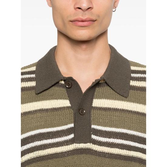 26SS 삼소앤삼소 폴로 티셔츠 15936 SAMARCO BUROL GREEN YELLOW - SAMSOE SAMSOE