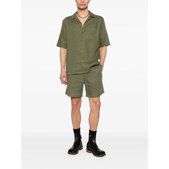 26SS 삼소앤삼소 숏팬츠 14329 SAJABARI S BUROL GREEN - SAMSOE SAMSOE