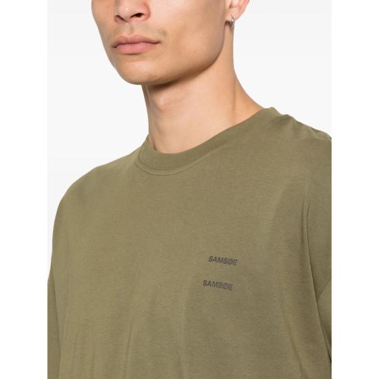 26SS 삼소앤삼소 탑 11415 JOEL BUROL GREEN - SAMSOE SAMSOE